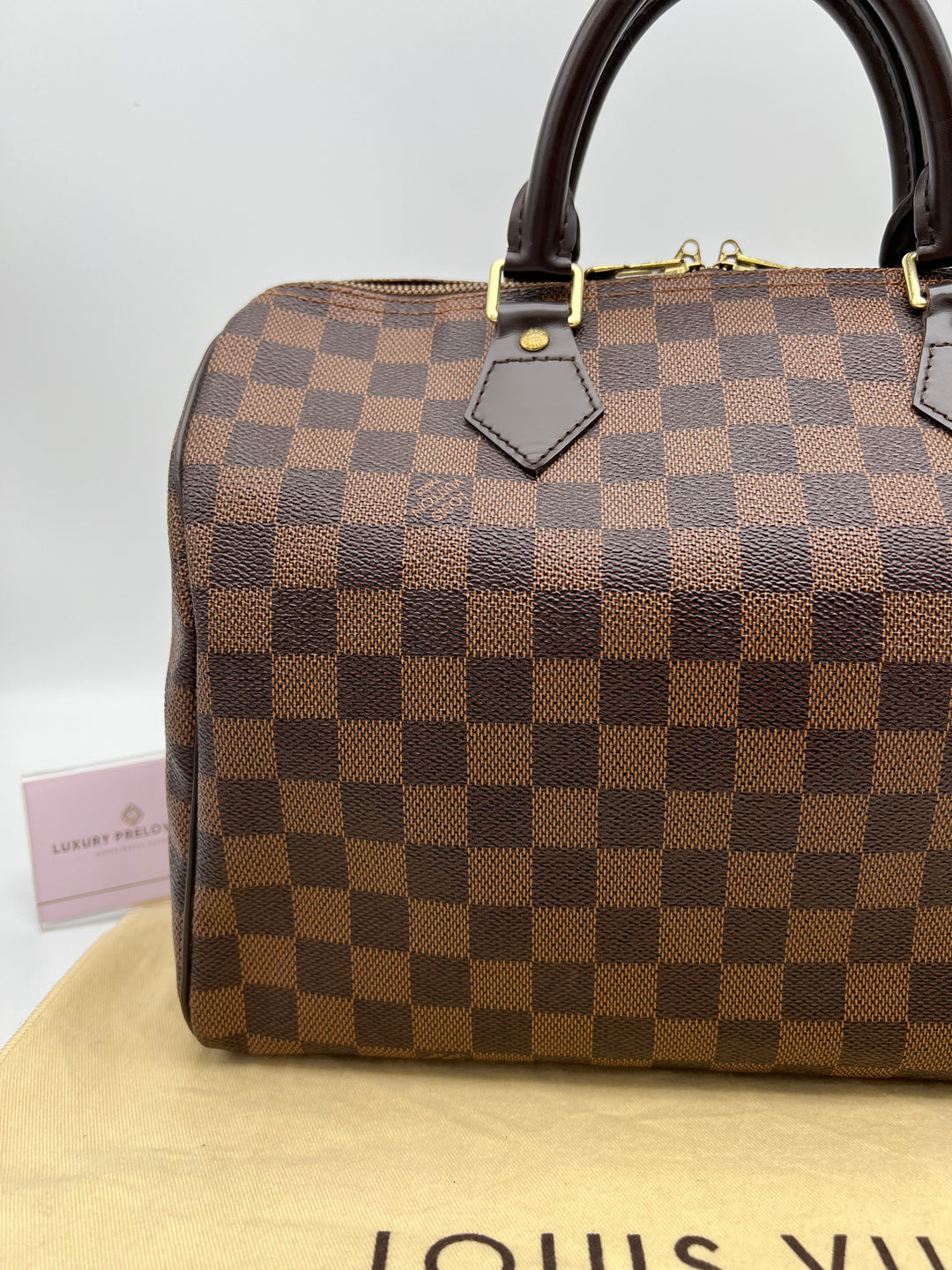 LOUIS VUITTON BANDOULIERE 30 DAMIER EBENE