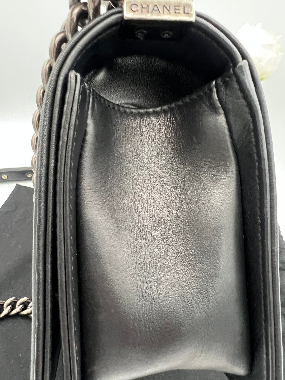 CHANEL LAMBSKIN OLD MEDIUM BOY