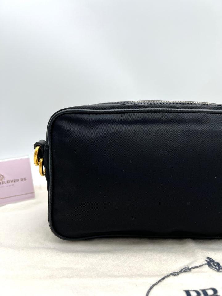 PRADA NYLON AND SAFFIANO CAMERA BAG