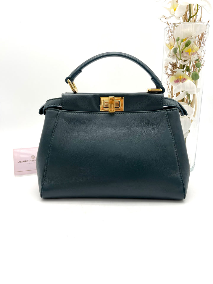 FENDI PEEKABOO SOFT LEATHER MINI