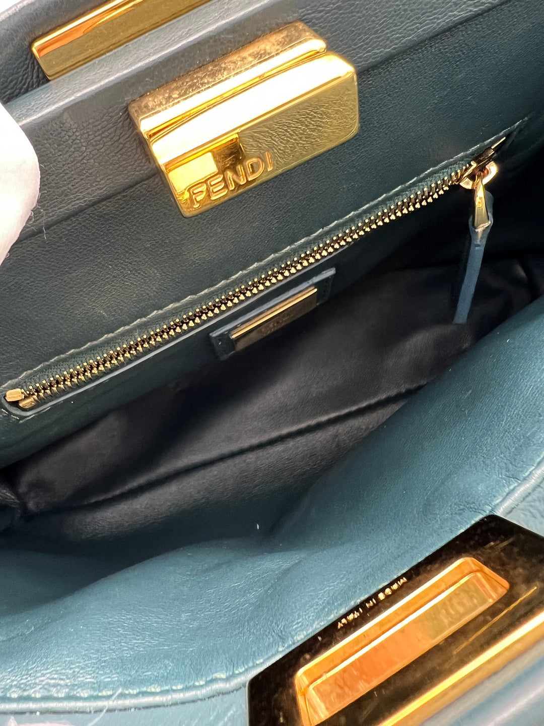 FENDI PEEKABOO SOFT LEATHER MINI
