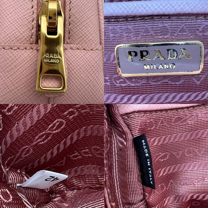 PRADA MINI RIBBON CAMERA BAG SAFFIANO PINK