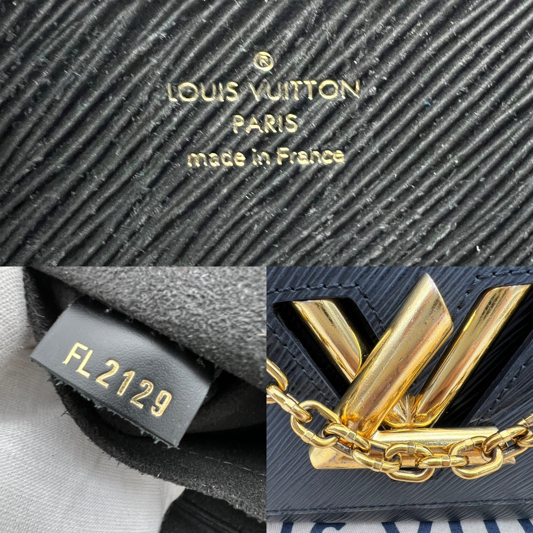 LOUIS VUITTON TWIST BLACK EPI GHW