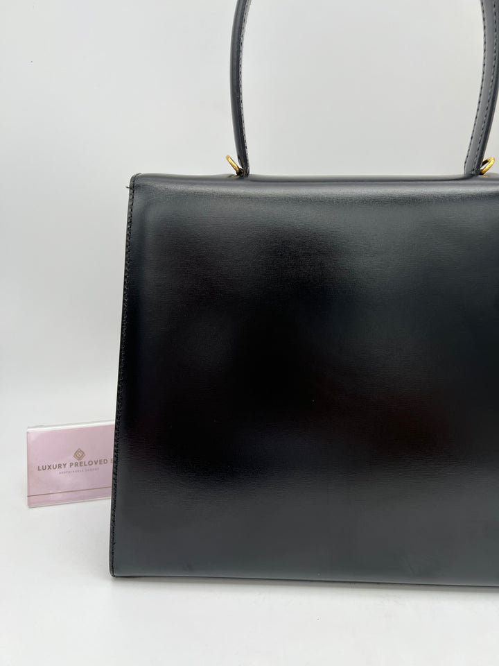 CELINE VINTAGE CALF LEATHER 2 WAY BAG