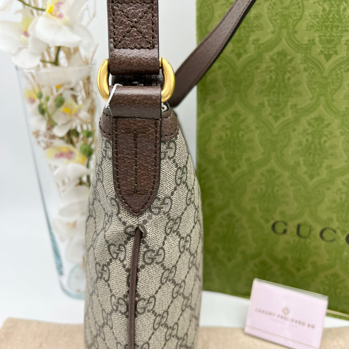 GUCCI PVC OPHIDIA SHOULDER BAG (NEW MODEL)