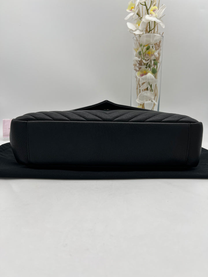 YVES SAINT LAURENT MONOGRAM ENVELOPE GHW