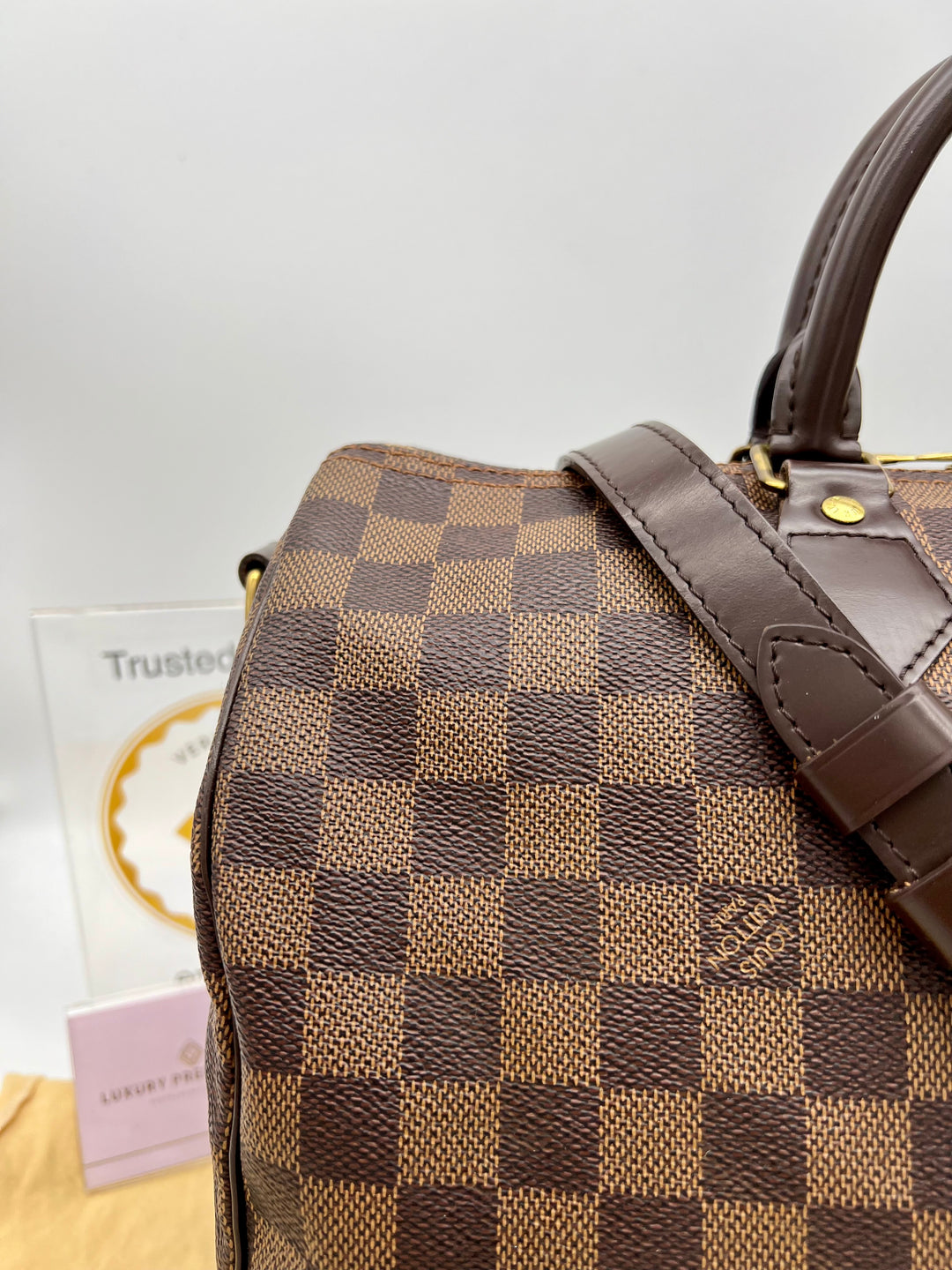 LOUIS VUITTON BANDOULIERE 35 DAMIER EBENE