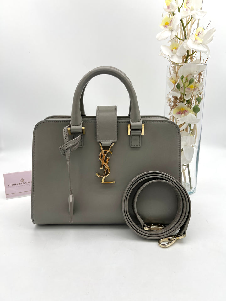 YVES SAINT LAURENT MONOGRAM CABAS BAG