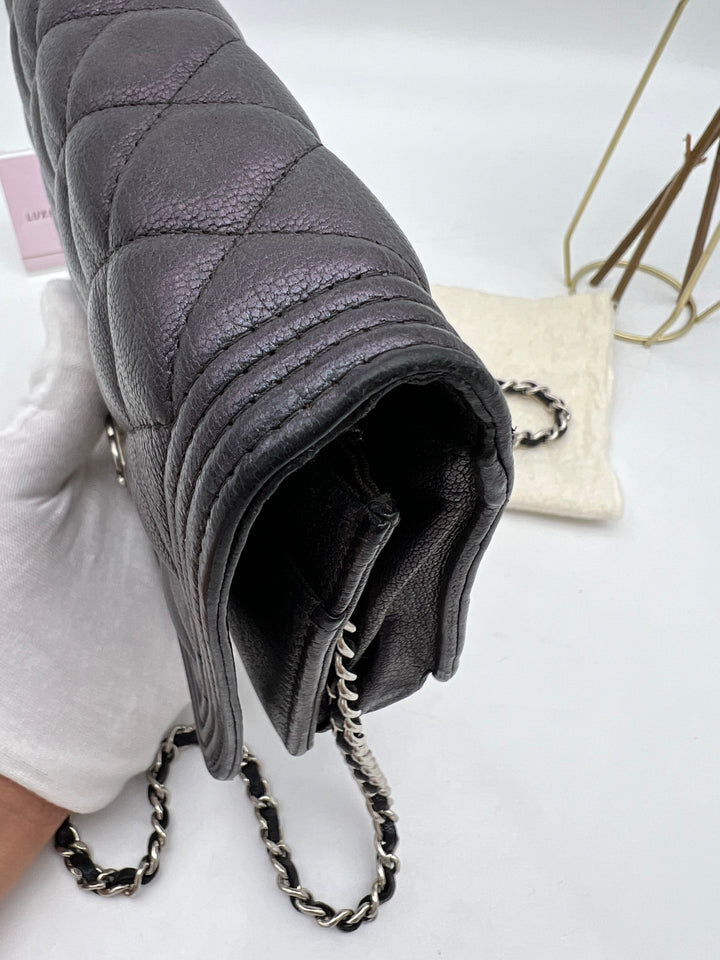 CHANEL BOY WALLET ON CHAIN