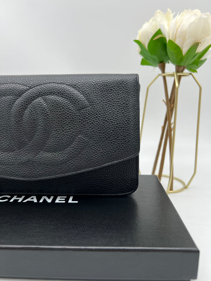 CHANEL CAVIAR TIMELESS CLUTCH