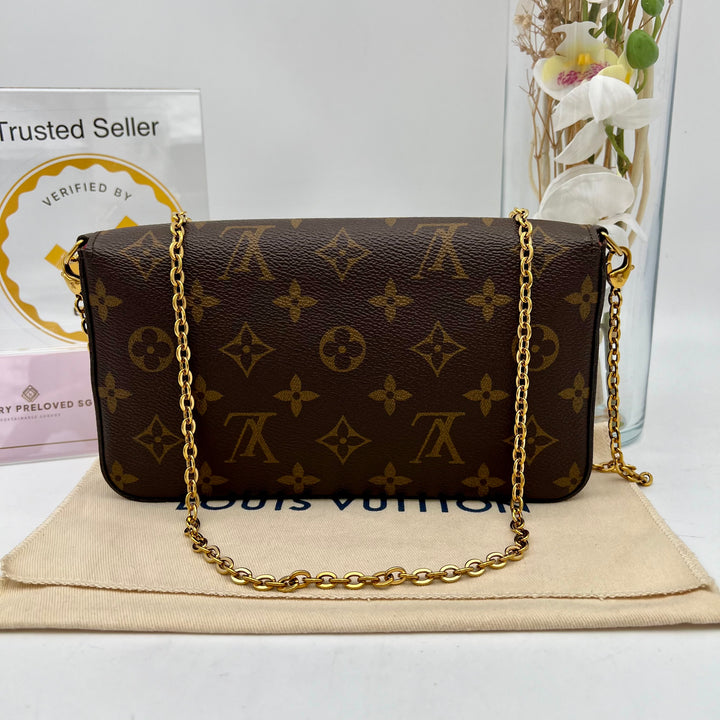 LOUIS VUITTON FELICIE MONOGRAM( RFID )