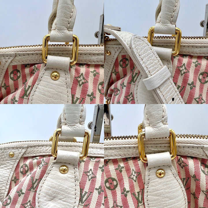 LOUIS VUITTON MINI LIN CROISETTE MARINA PM ROUGE