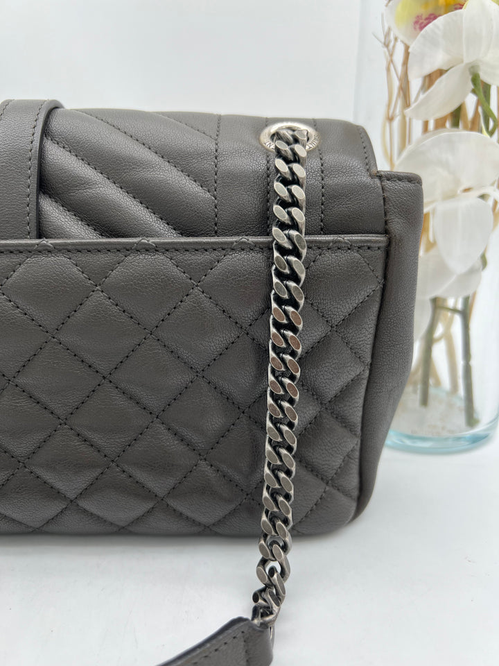 YVES SAINT LAURENT QUILTED ENVELOPE SHW BAG