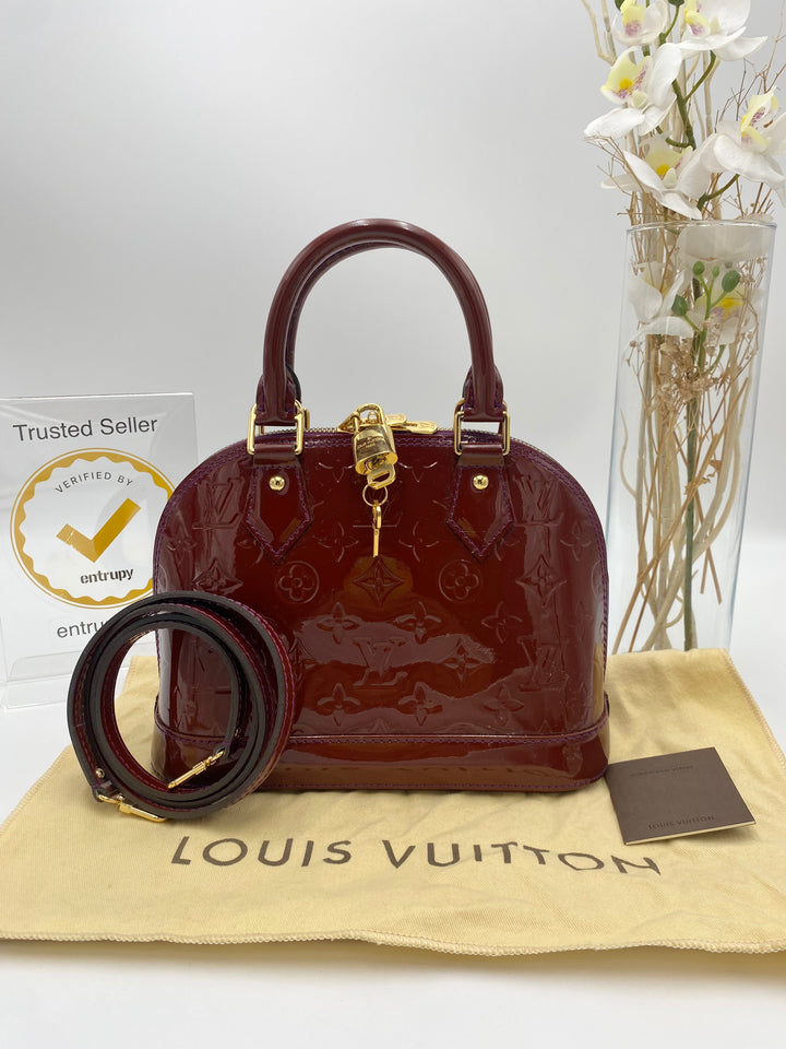 LOUIS VUITTON ALMA BB VERNIS