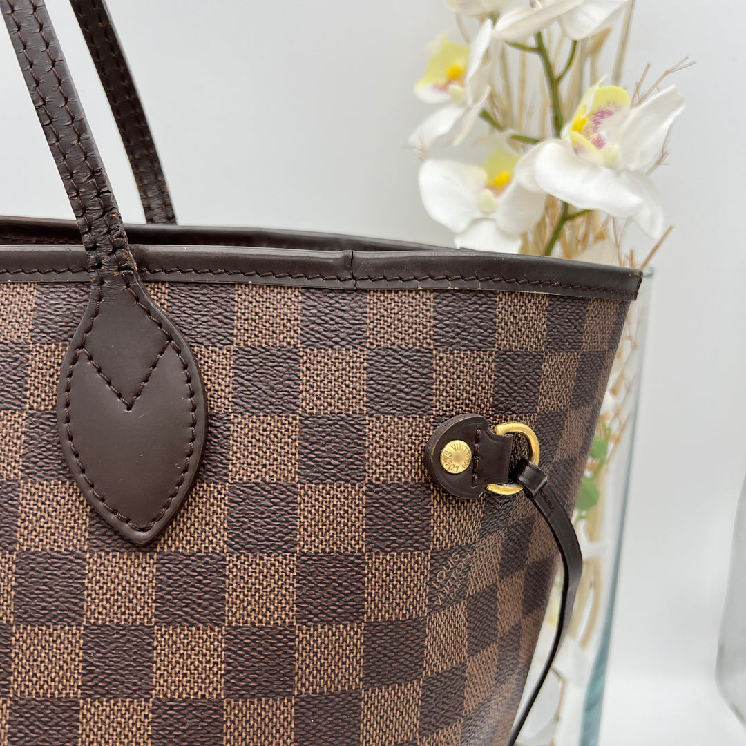 LOUIS VUITTON NEVERFULL MM DAMIER EBENE