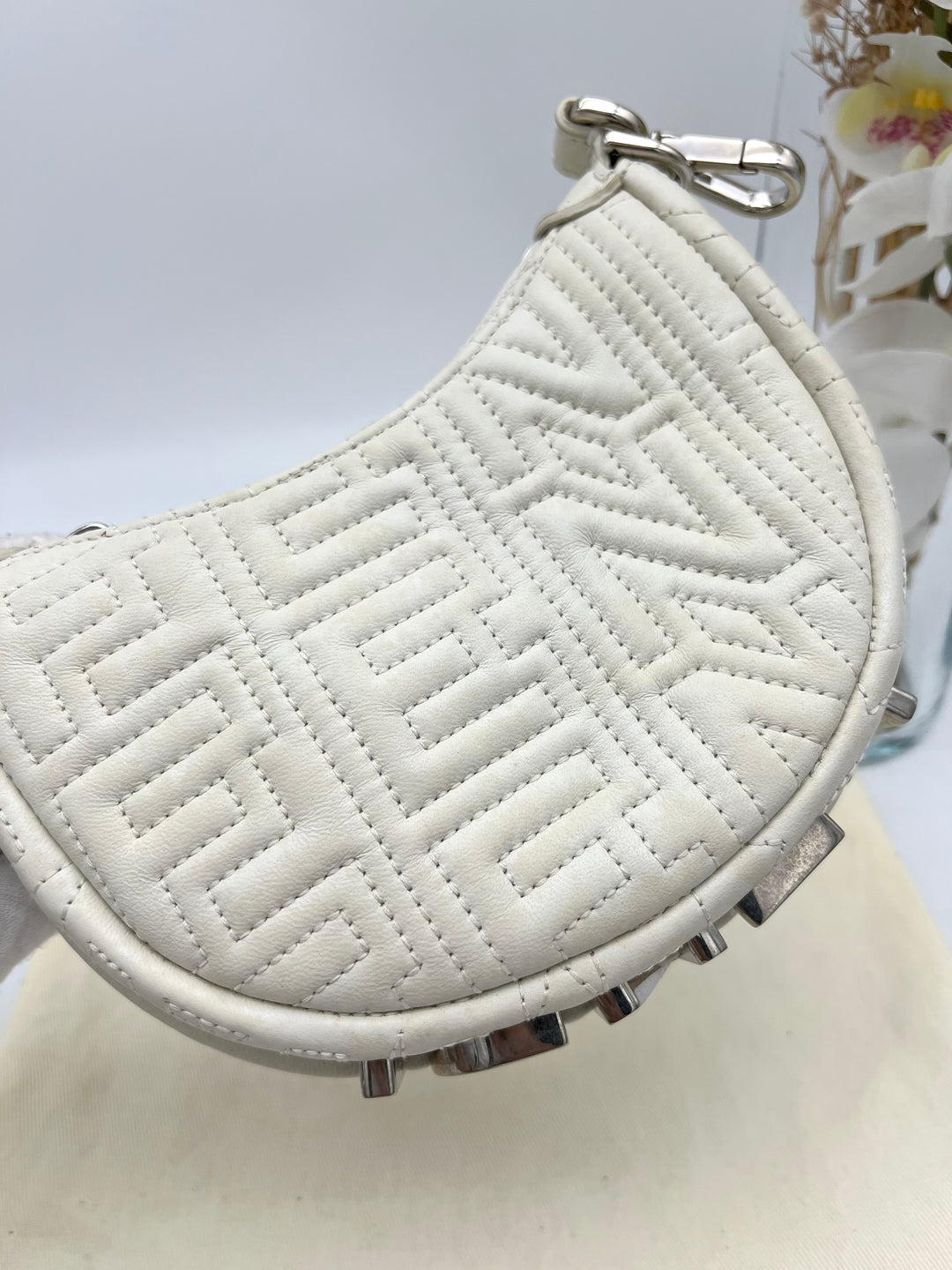 FENDI EMRBOIDERY FENDIGRAPHY HANDBAG