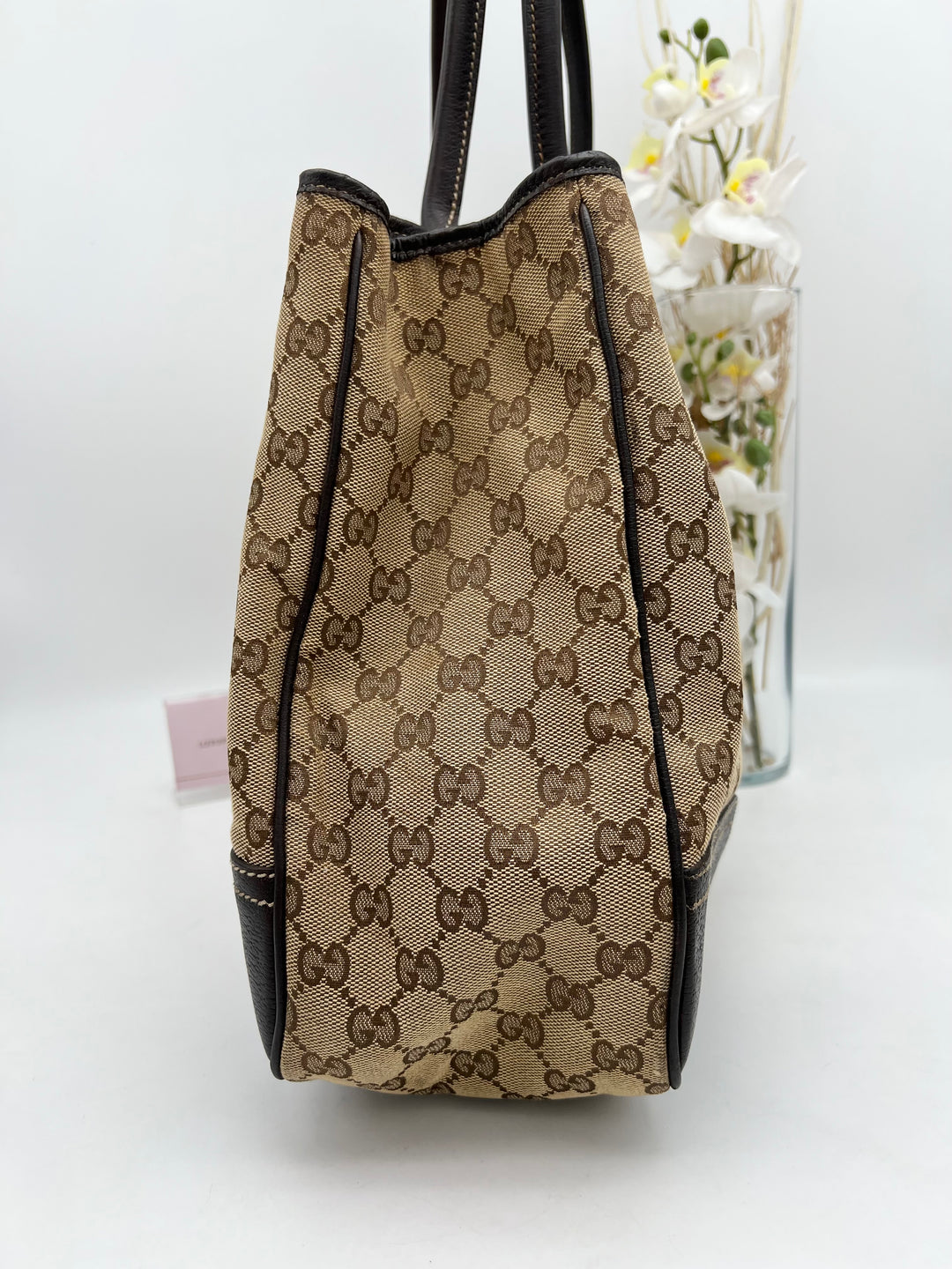 GUCCI GG MONOGRAM PRINCY TOTE BAG CANVAS