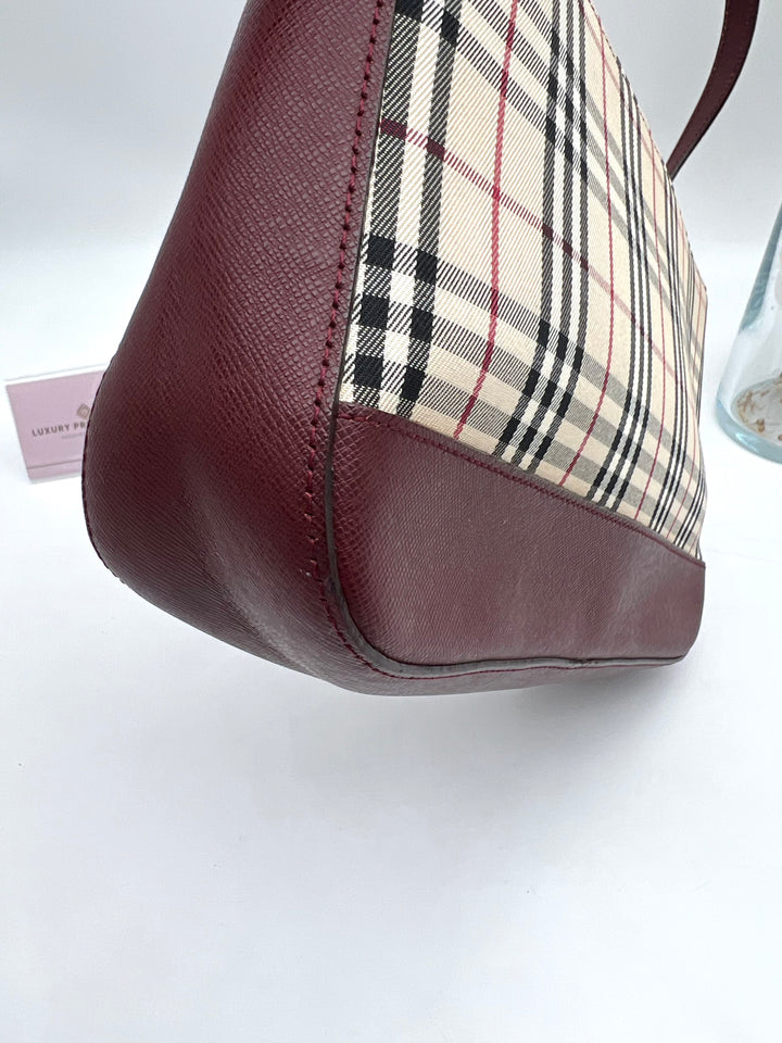 BURBERRY LONDON SHOULDER BAG PVC