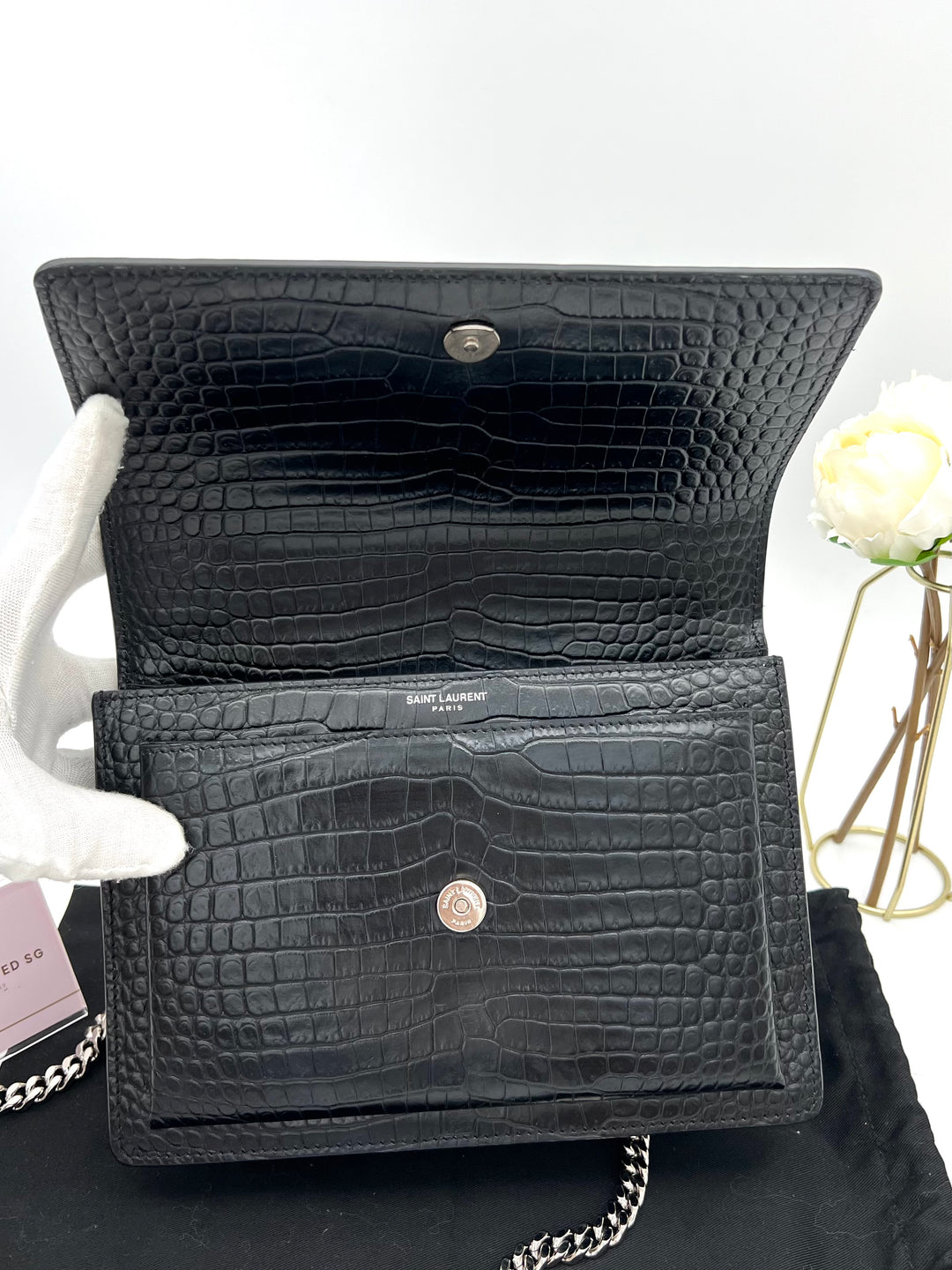 YVES SAINT LAURENT SUNSET CHAIN SHOULDER BAG