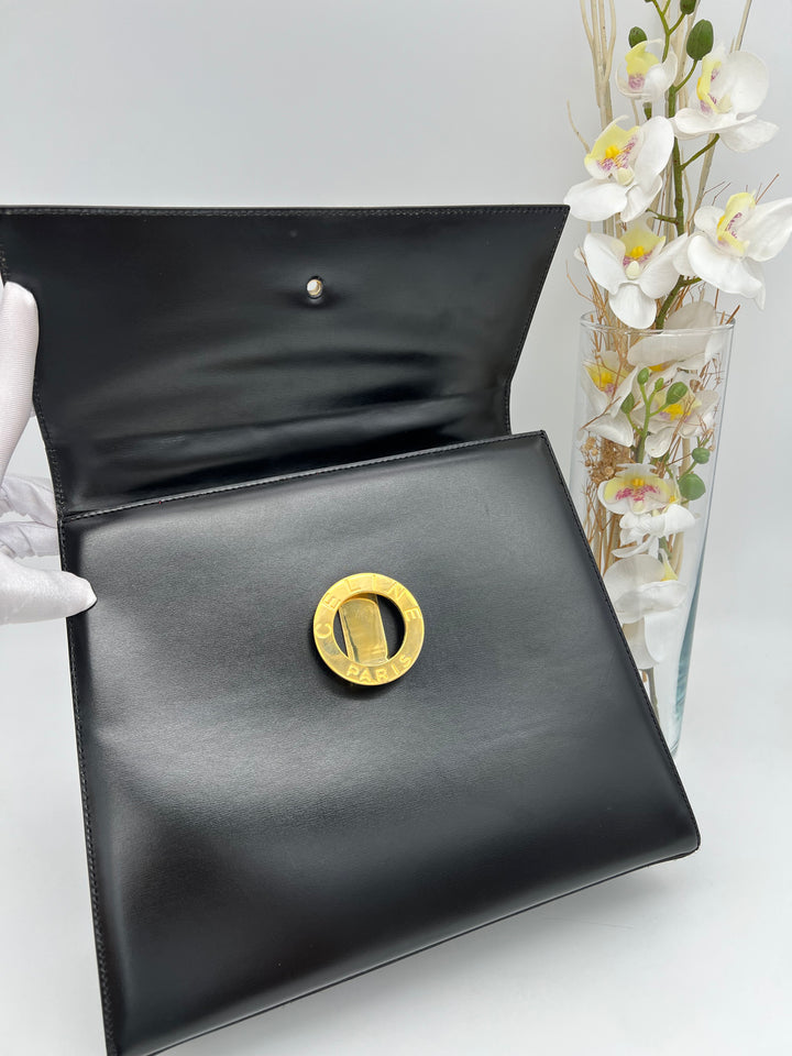 CELINE VINTAGE CALF LEATHER 2 WAY BAG