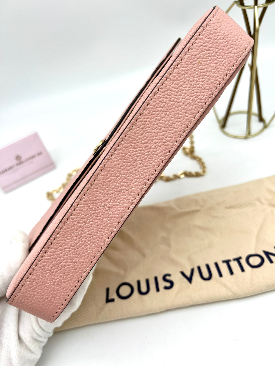 LOUIS VUITTON FELICIE EMPRIENTE LEATHER