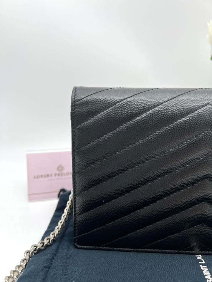 YVES SAINT LAURENT MONOGRAM ENVELOPE