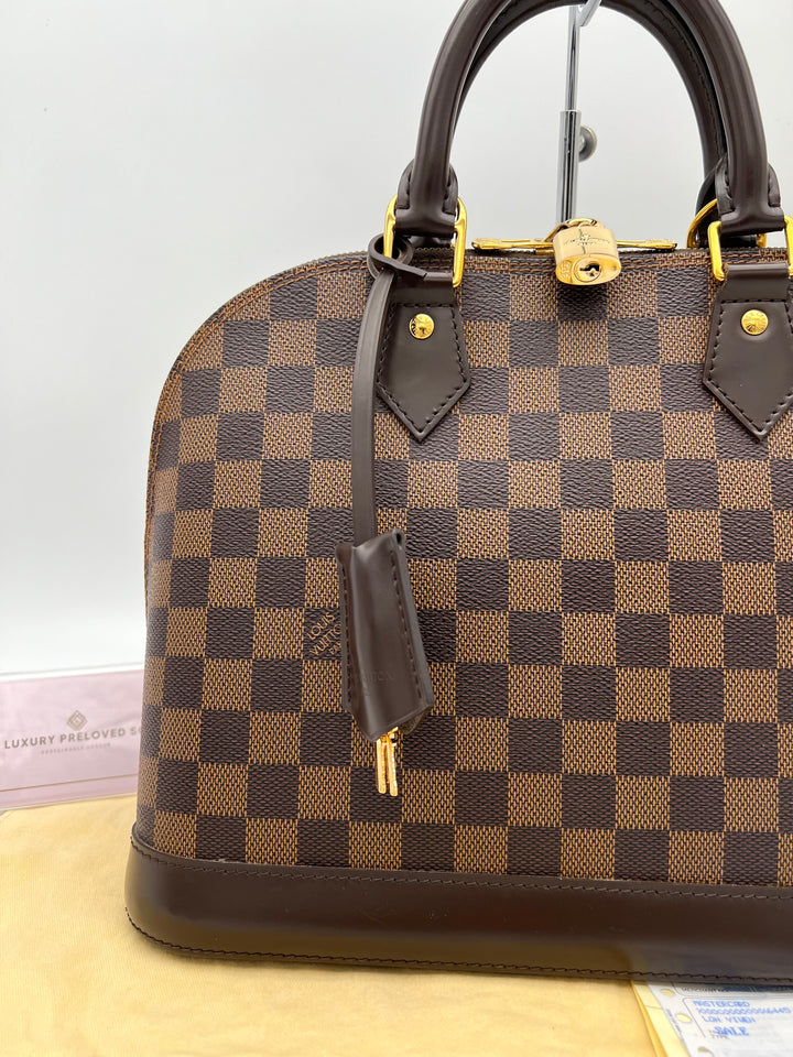 LOUIS VUITTON ALMA PM DAMIER EBENE