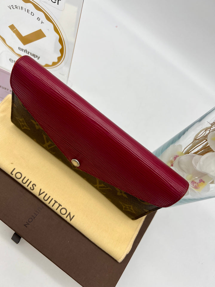 LOUIS VUITTON FUCHIA EPI MARIE WALLET