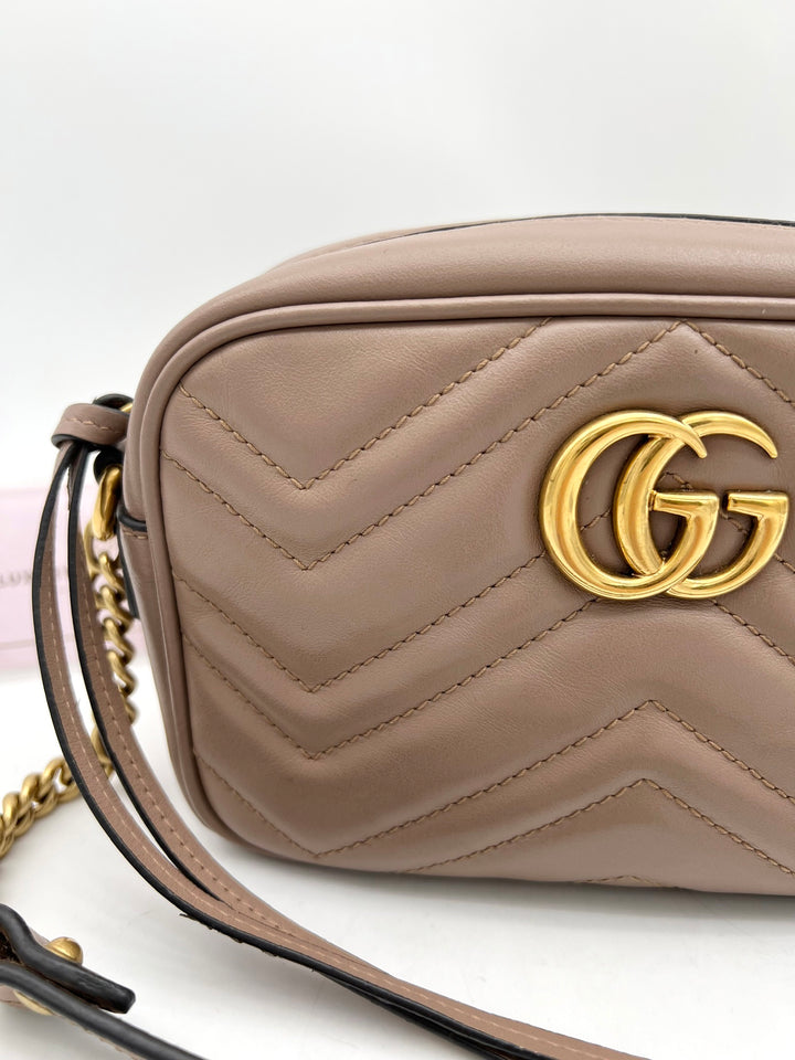 GUCCI MARMONT CAMERA QUILTED MINI