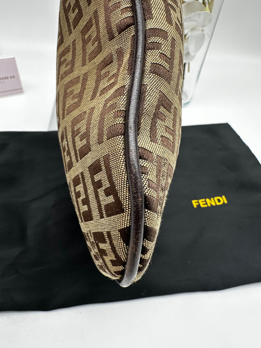 FENDI ZUCCA SADDLE BAG