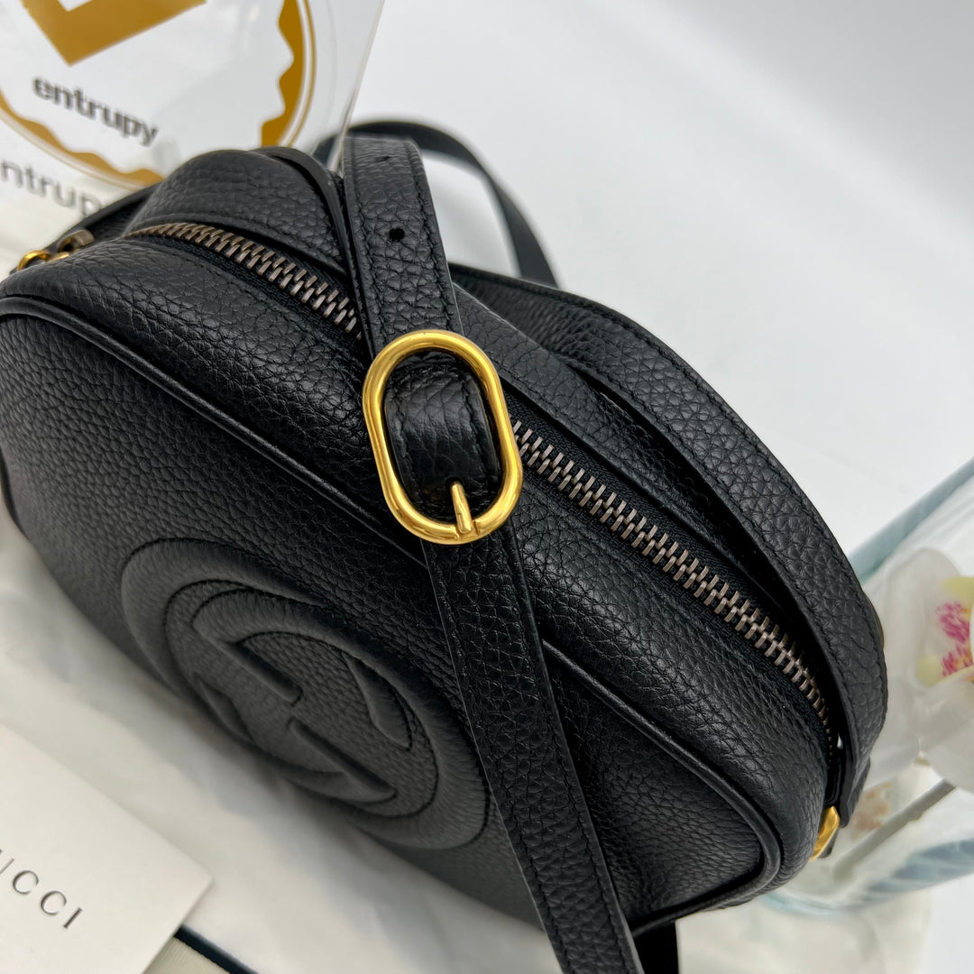 GUCCI DISCO SOHO CROSSBODY BLACK