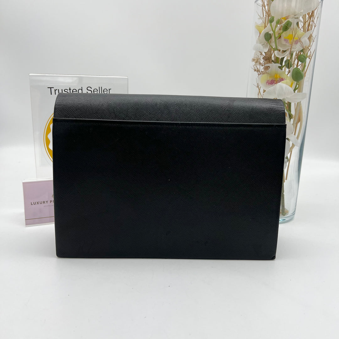 YVES SAINT LAURENT YSL VINTAGE CLUTCH