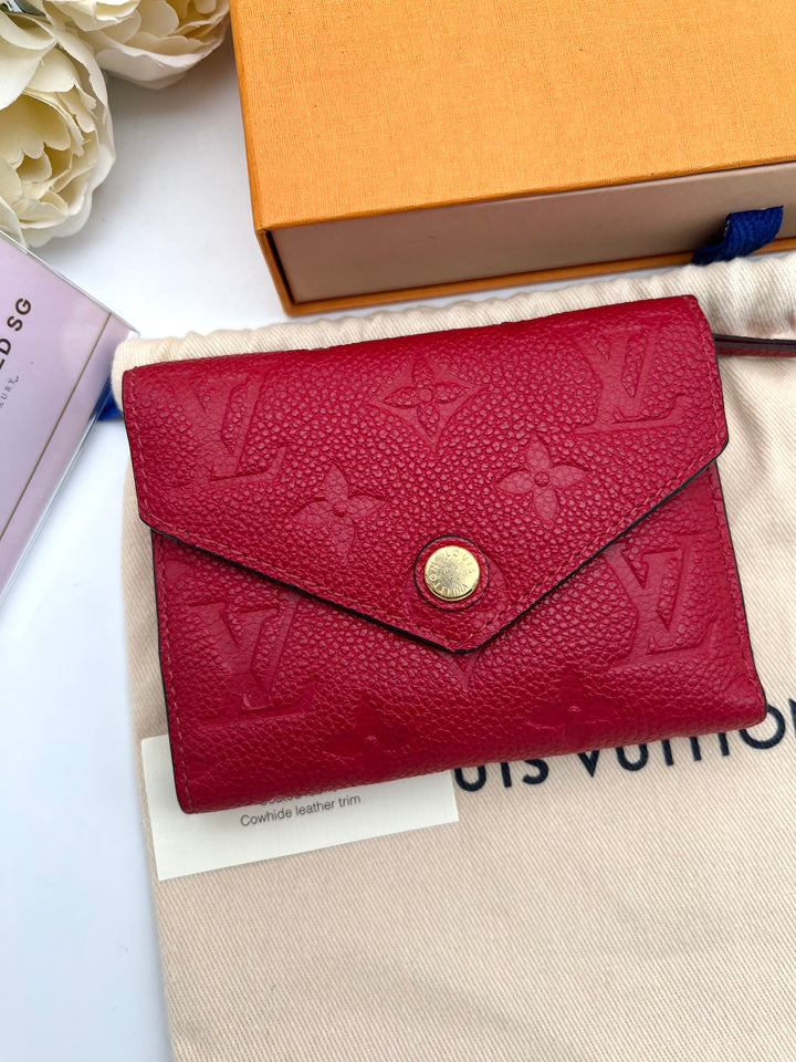LOUIS VUITTON VICTORINE WALLET EMPREINTE