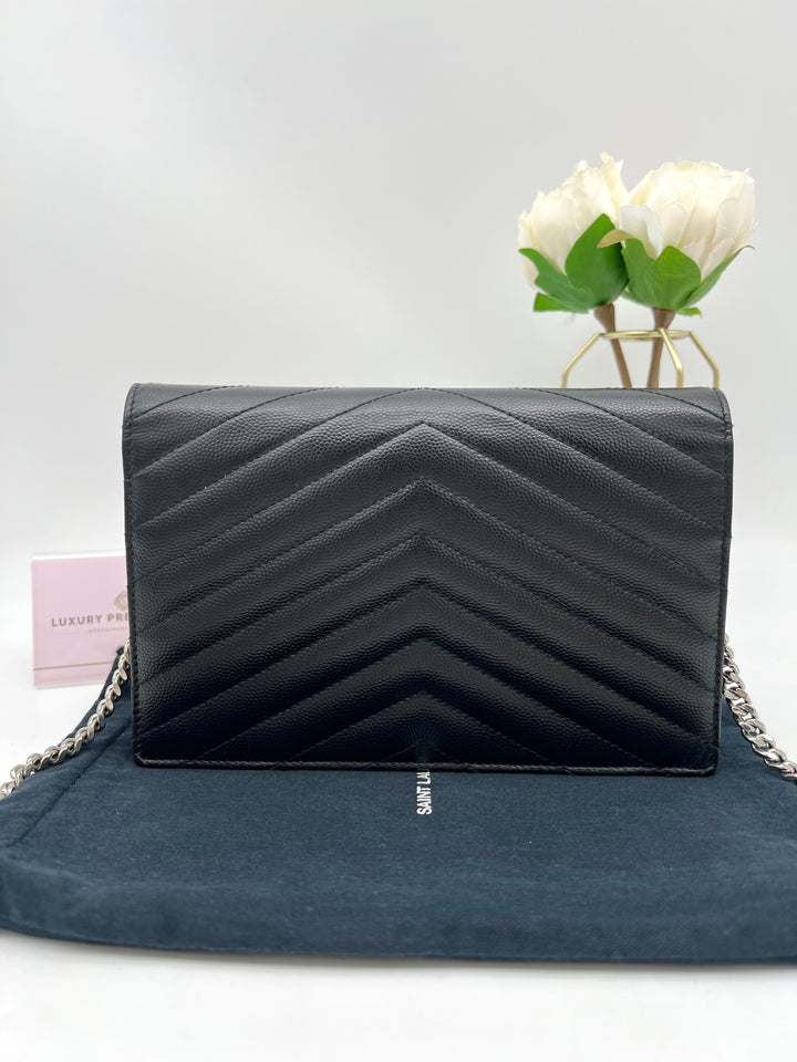 YVES SAINT LAURENT MONOGRAM ENVELOPE