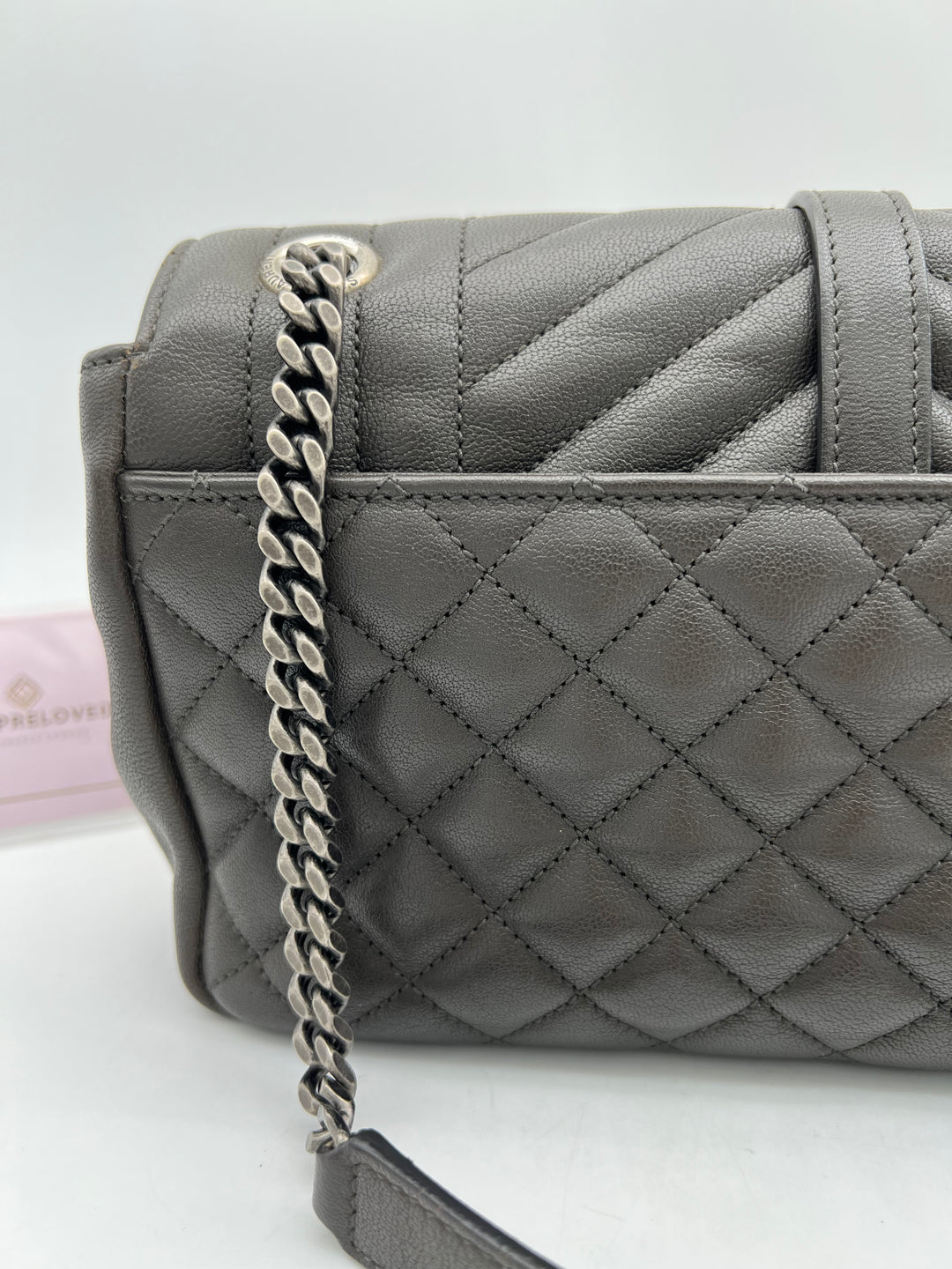 YVES SAINT LAURENT QUILTED ENVELOPE SHW BAG
