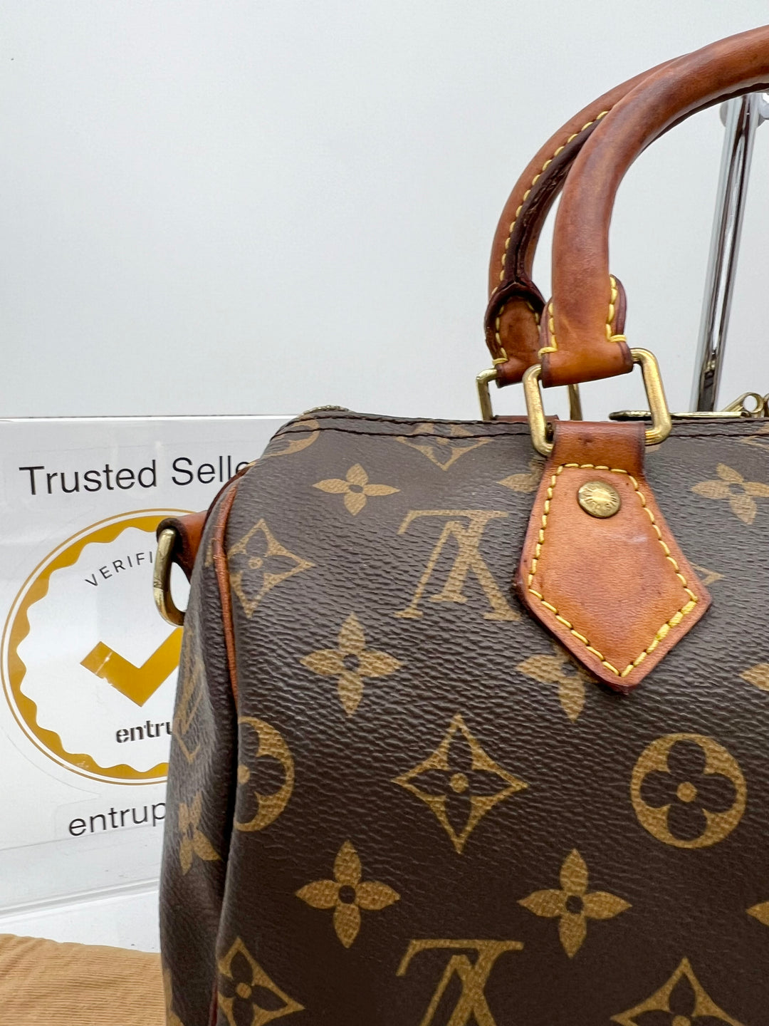 LOUIS VUITTON BANDOLIER SPEEDY 25 MONOGRAM