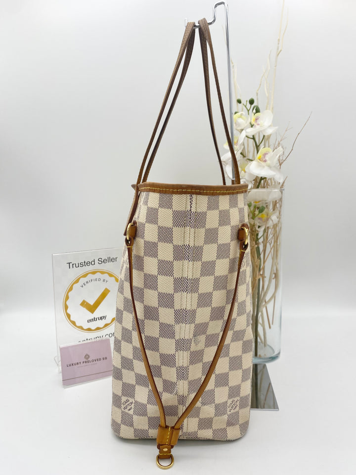 LOUIS VUITTON NEVERFULL MM AZUR