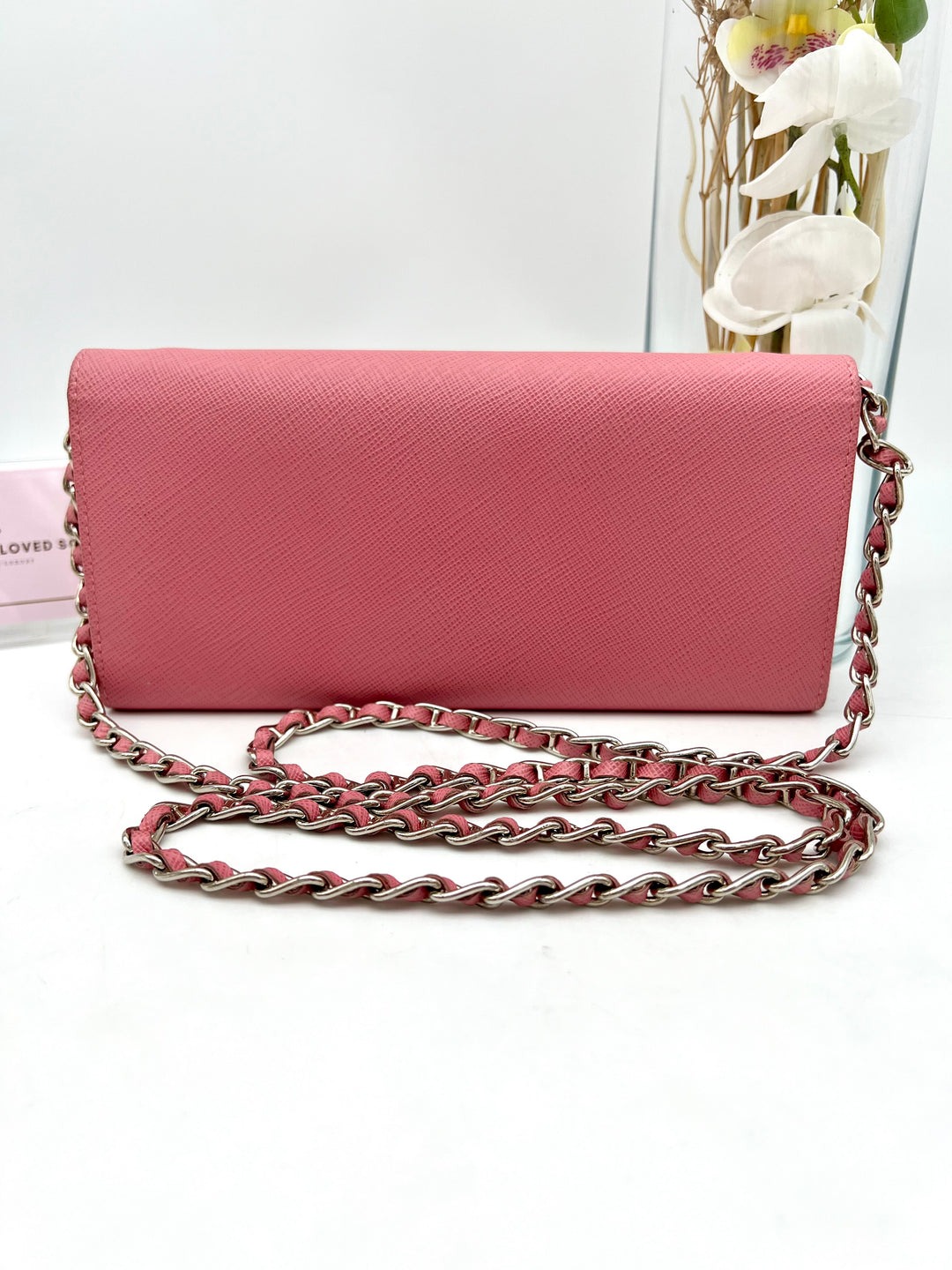 PRADA SAFFIANO WALLET ON CHAN