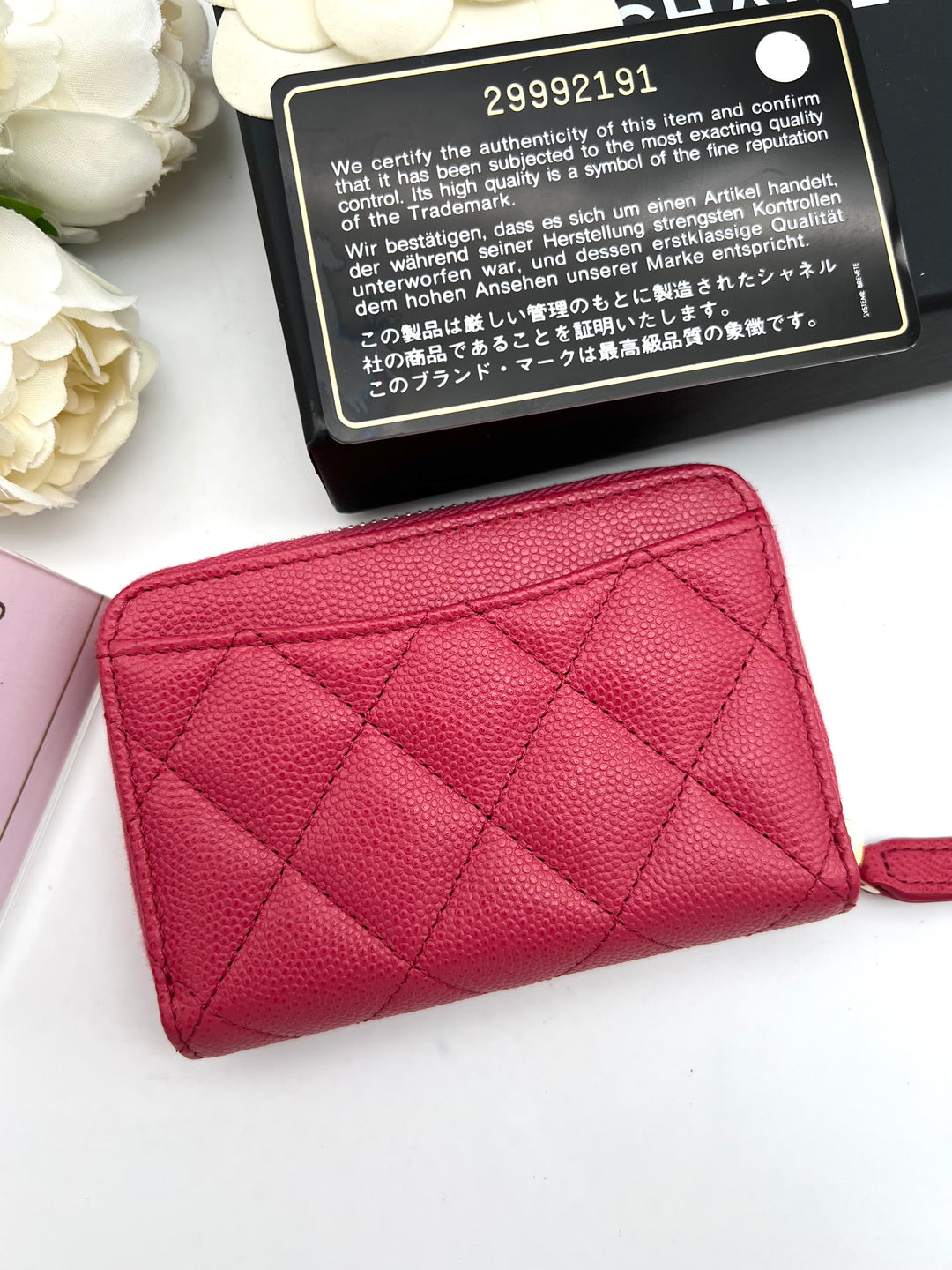 CHANEL CLASSIC ZIP COIN WALLET