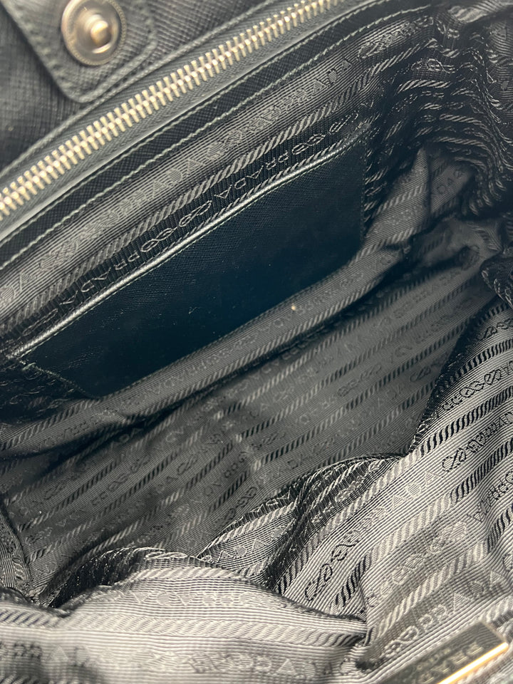 PRADA NYLON QUILTED CHAIN 2 WAY BAG
