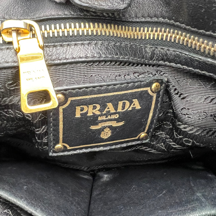 PRADA GAUFRE SHOPPING TOTE BAG