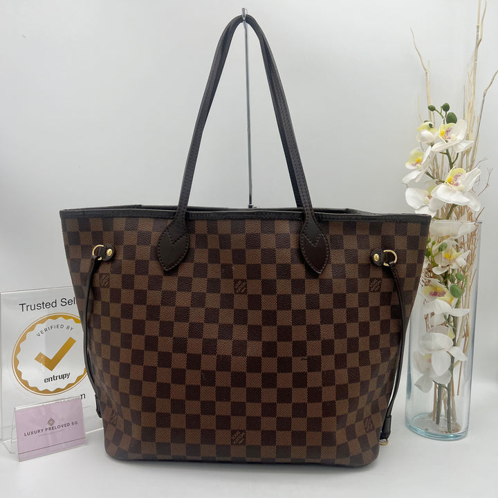 LOUIS VUITTON NEVERFULL MM DAMIER EBENE