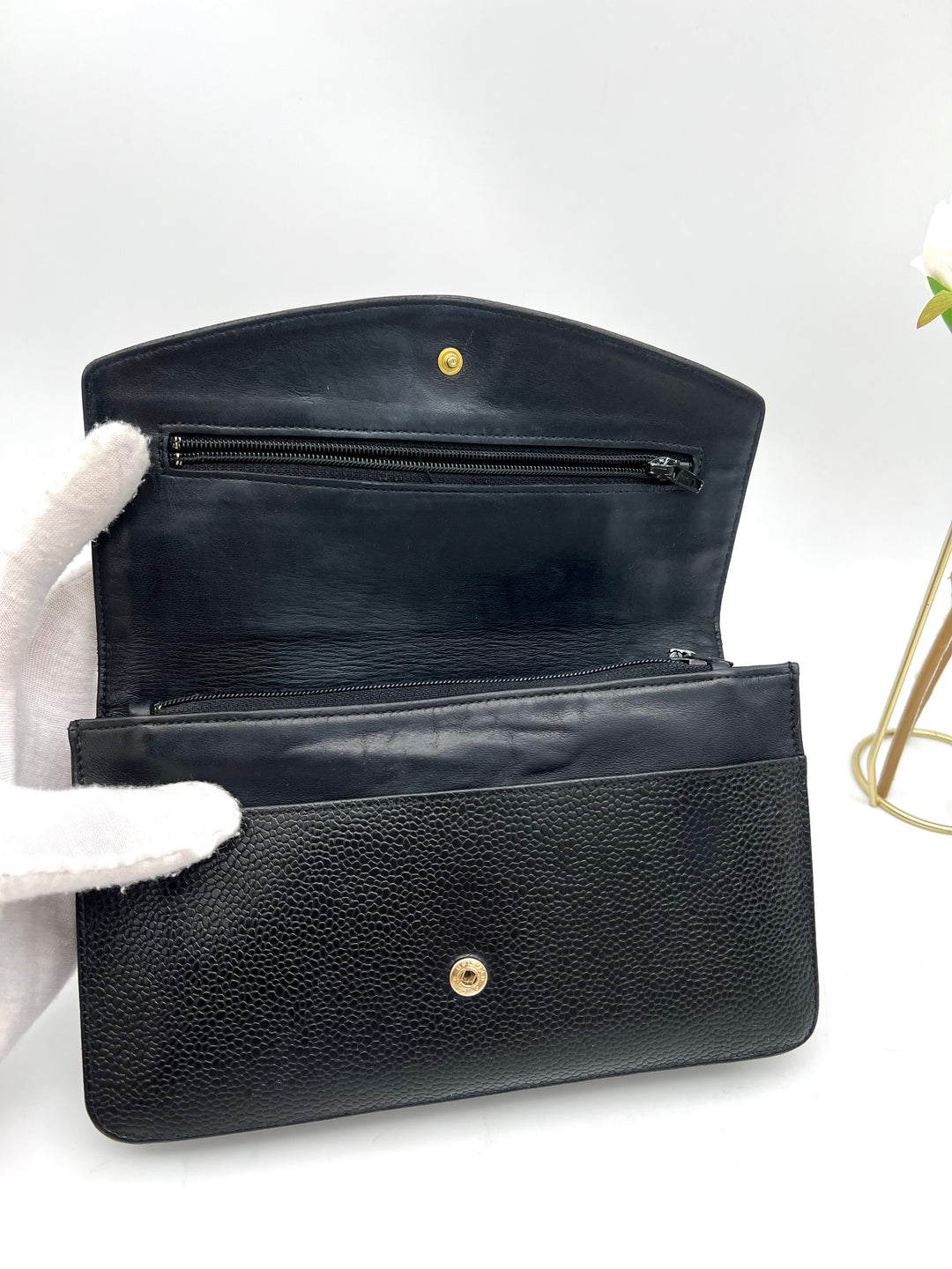 CHANEL CAVIAR TIMELESS CLUTCH