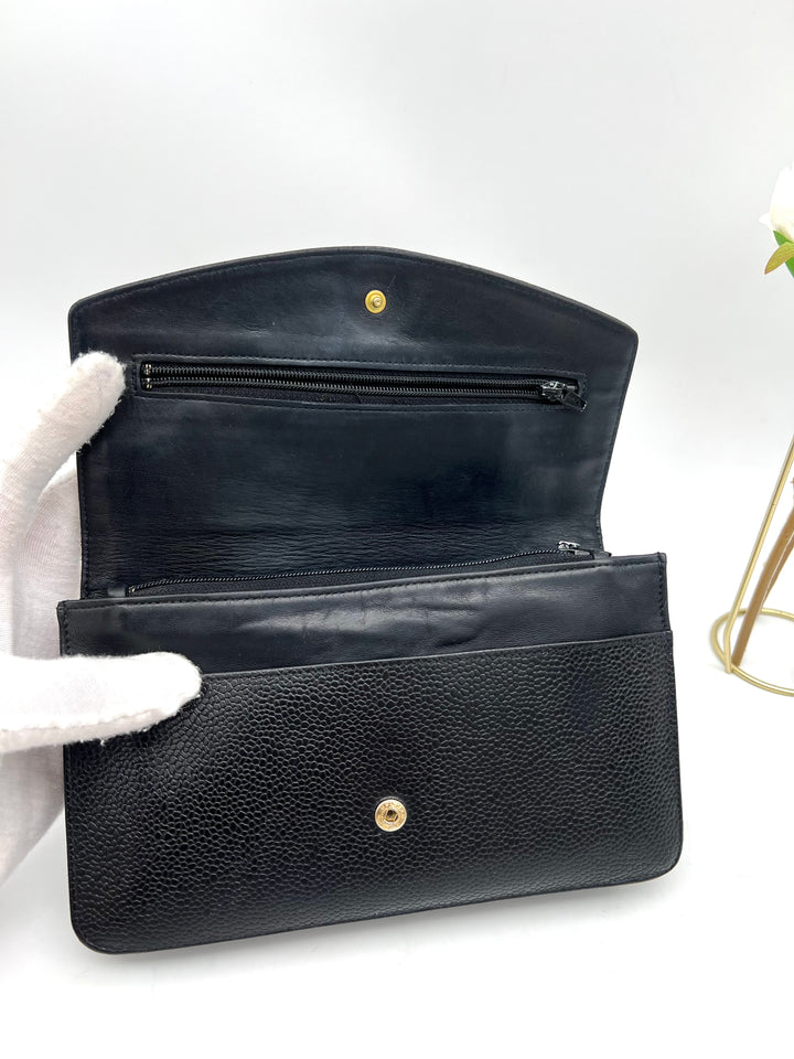 CHANEL CAVIAR TIMELESS CLUTCH
