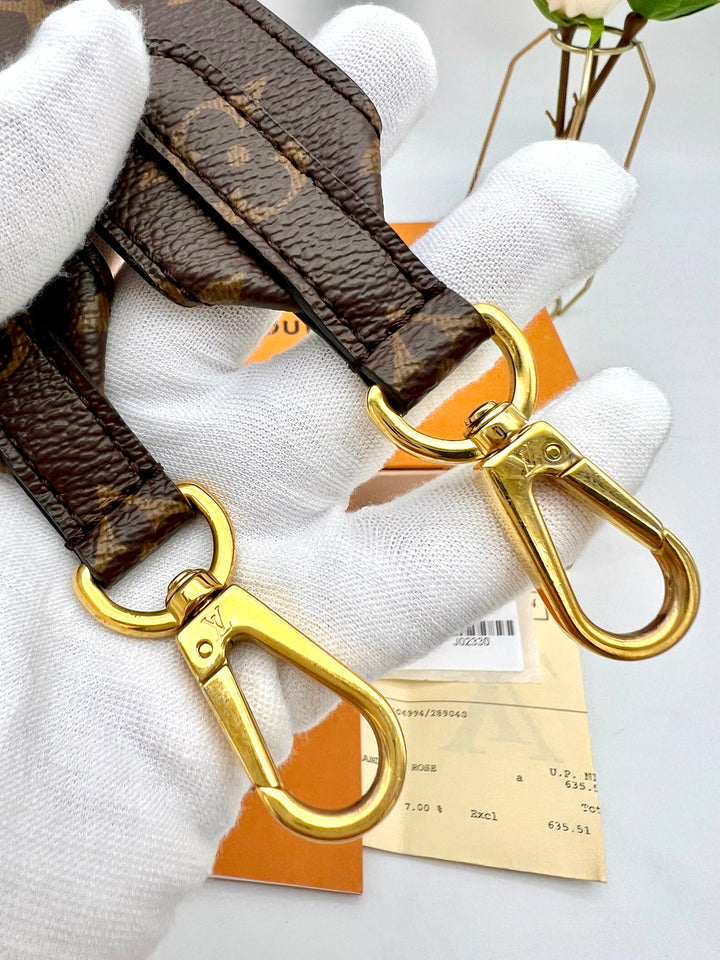 LOUIS VUITTON BANDOULIERE STRAP MONOGRAM REVERSE