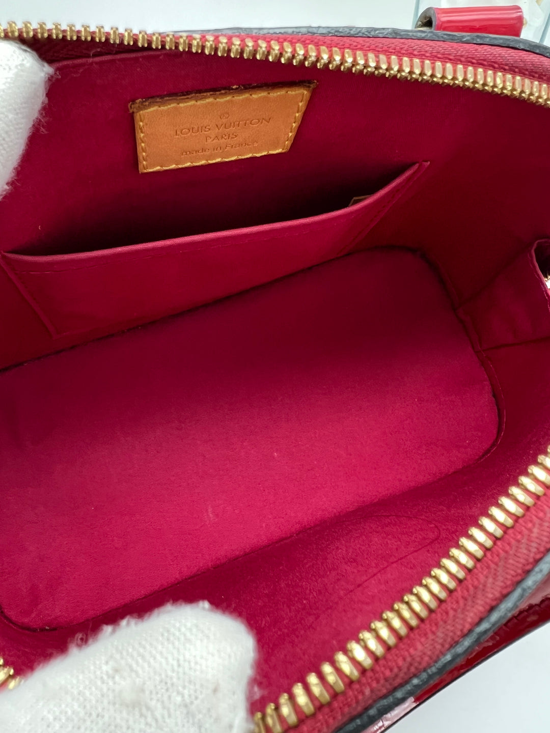 LOUIS VUITTON ALMA BB VERNIS