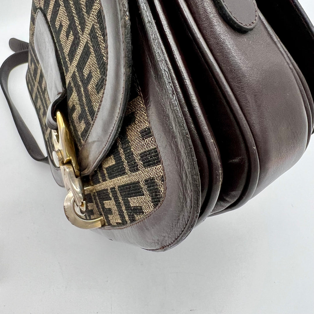 FENDI ZUCCA SHOULDER BAG