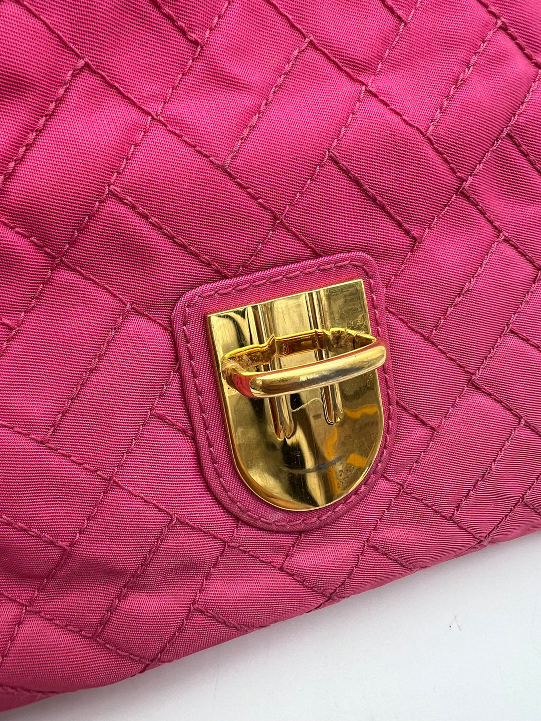 PRADA QUILTED NYLON CHAIN BAG