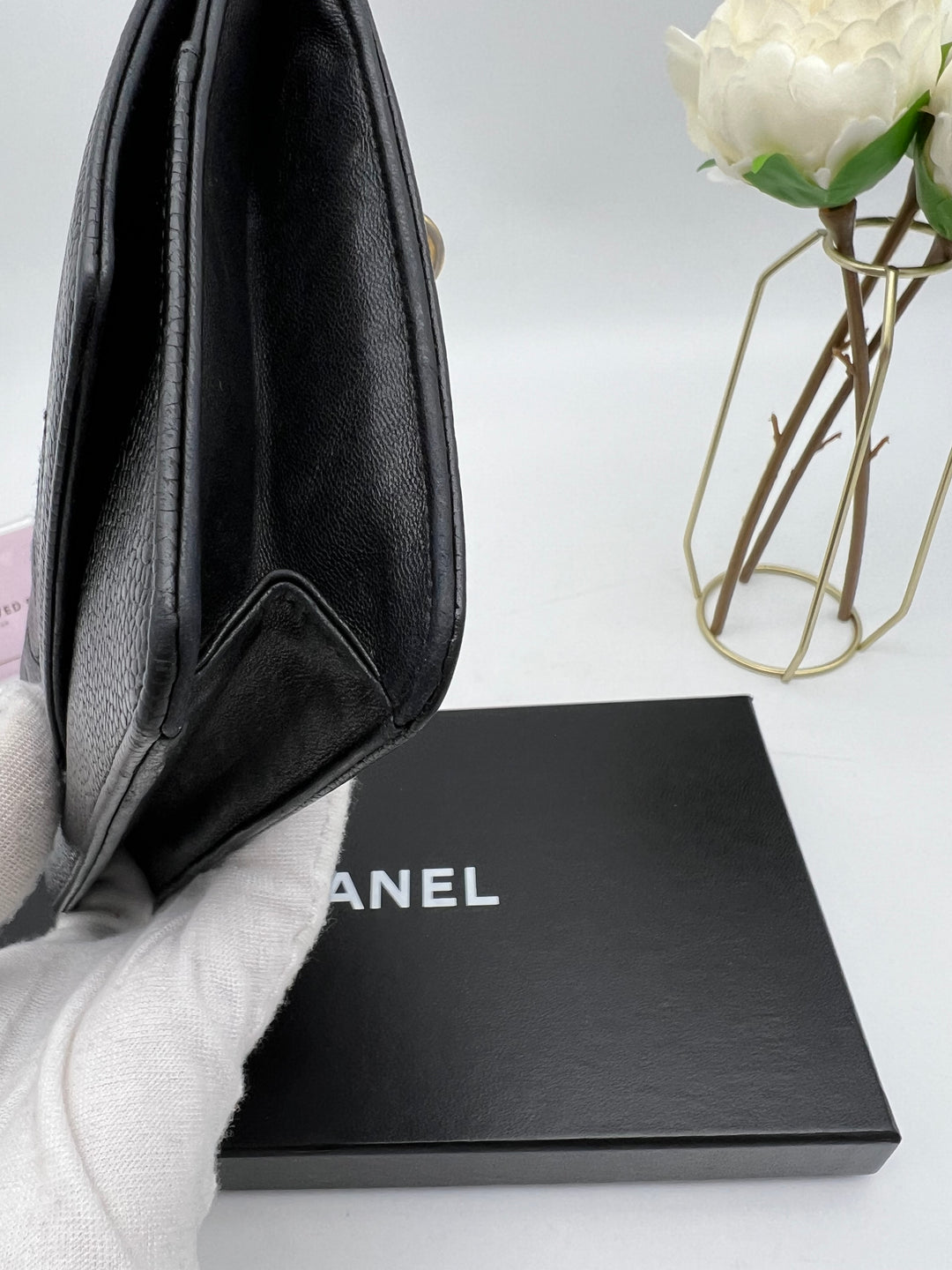 CHANEL CAVIAR TIMELESS CLUTCH