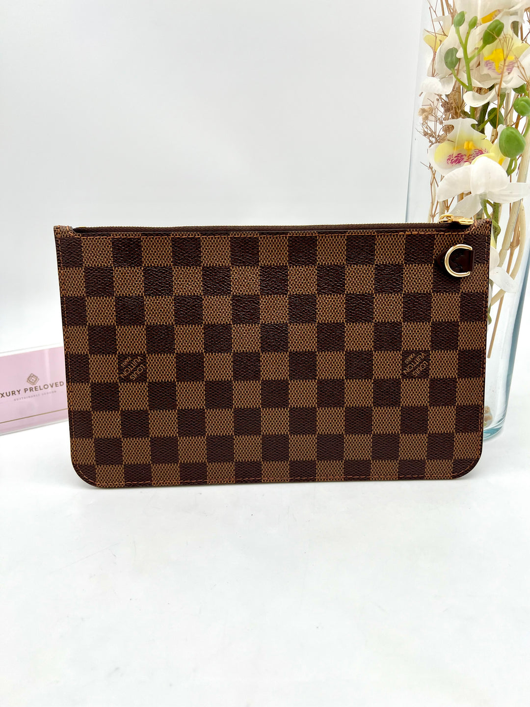 LOUIS VUITTON NEVERFULL MM DAMIER POUCH (RFID)